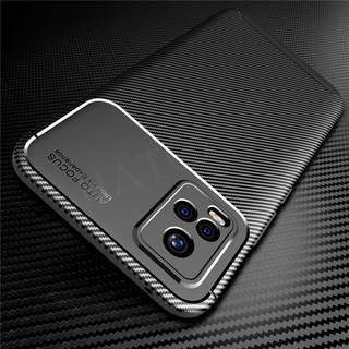 Vivo S7 5G Case Luxury Carbon Fiber Cover Shockproof Phone Cover