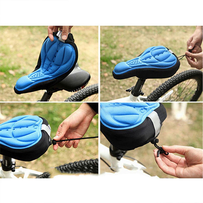 เบาะหุ้มจักรยาน-เบาะจักรยาน-จักรยาน-ซิลิโคน-แบบนุ่ม-มีแถบสะท้อนแสง-cycling-bicycle-gel-cover-cushion-seat-soft-3d