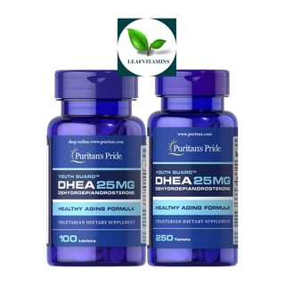 ภาพขนาดย่อของสินค้าPuritans Pride DHEA 25 mg / 100, 250 Tablets