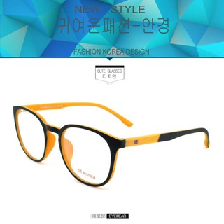 Fashion M Korea แว่นสายตา รุ่น 8550 สีดำตัดส้ม