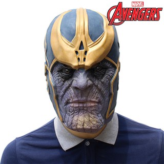 JAPAN Mask Hot หน้ากาก Thanos ทานอส จากเรื่อง อเวนเจอร์ส รุ่น มีตาปลอม สุดโหด วัสดุ Emulsion อิมัลชัน น้ำยางธรรมชาติ