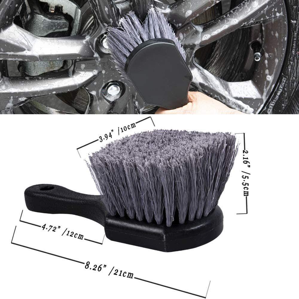 bernardo-creative-car-wheel-brush-universal-car-accessories-rim-scrub-brush-washing-tools-motorcycle-for-engine-exhaust-tips-cleaning-tool-durable-detailing-brush-tire-cleaner-multicolor