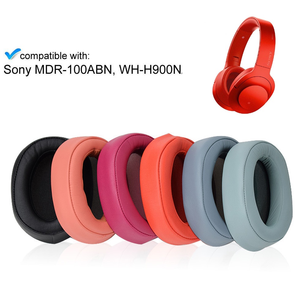 ภาพหน้าปกสินค้าแผ่นฟองน้ําครอบหูฟังสําหรับ Sony Mdr-100Abn Wh-H900N