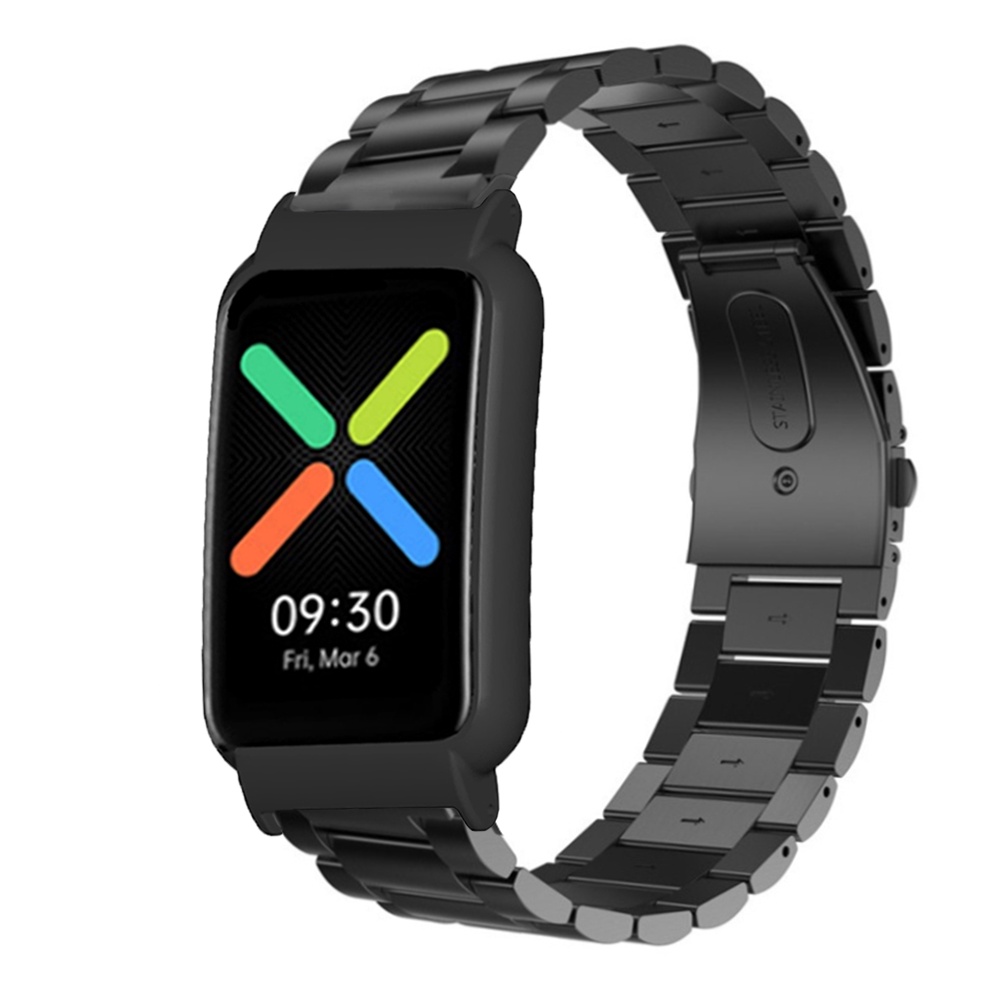 oppo-watch-ฟรีสาย-สเตนเลส-โลหะ-สมาร์ทวอทช์-สร้อยข้อมือ-pc-เคสป้องกัน-กันชน-ฝาครอบป้องกันหน้าจอ-ฟิล์มกันรอย