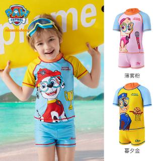 สินค้า ชุดว่ายน้ำแขนสั้น สำหรับเด็ก ลาย Paw Patrol 2 ชิ้น