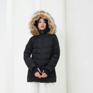 ภาพขนาดย่อของสินค้าเสื้อกันหนาวติด-10 แบบกันน้ำ กันลม กันหิมะ Handy Padded Fur Coat