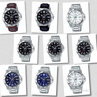 CASIO นาฬิกาข้อมือผู้ชาย คาสิโอ ของแท้ รุ่น MTP-VD01D-1E / MTP VD01D 1E2 / MTP-VD01L ประกันศูนย์เซ็นทรัล cmg 1 ปีเต็ม