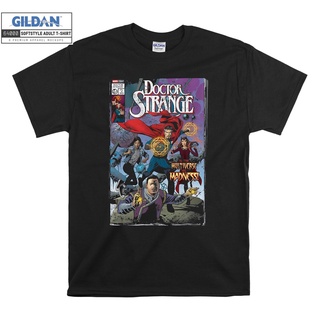 เสื้อผ้าผชGildan เสื้อยืด โอเวอร์ไซซ์ พิมพ์ลาย Marvel Doctor Strange The Multiverse สําหรับเด็กผู้ชาย ผู้หญิง 7012S-5XL