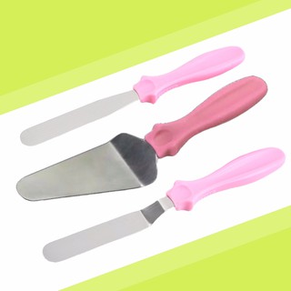 ชุดอุปกรณ์ตักเค้กปาดหน้าเค้กชุด 3 ชิ้น  Cake scoop set