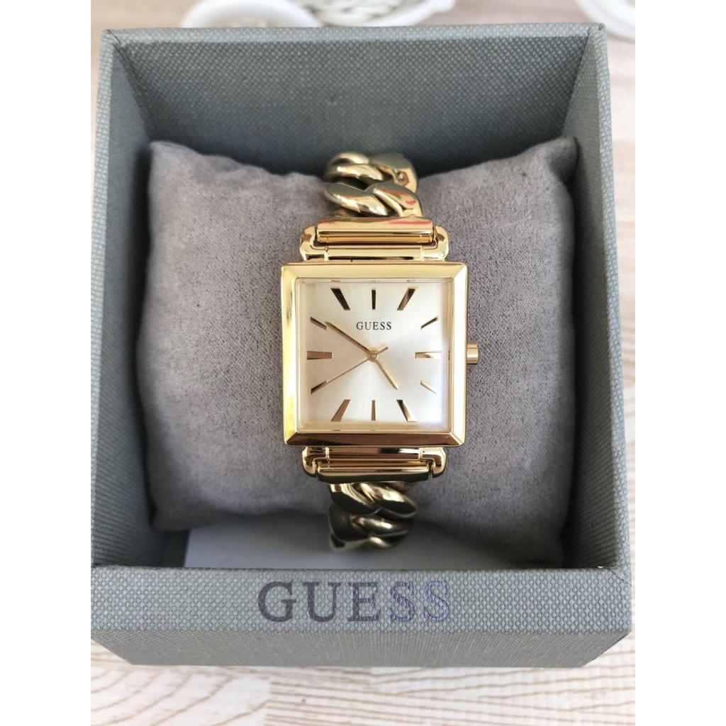 นาฬิกา-guess-womens-stainless-steel-chain-bracelet-watch