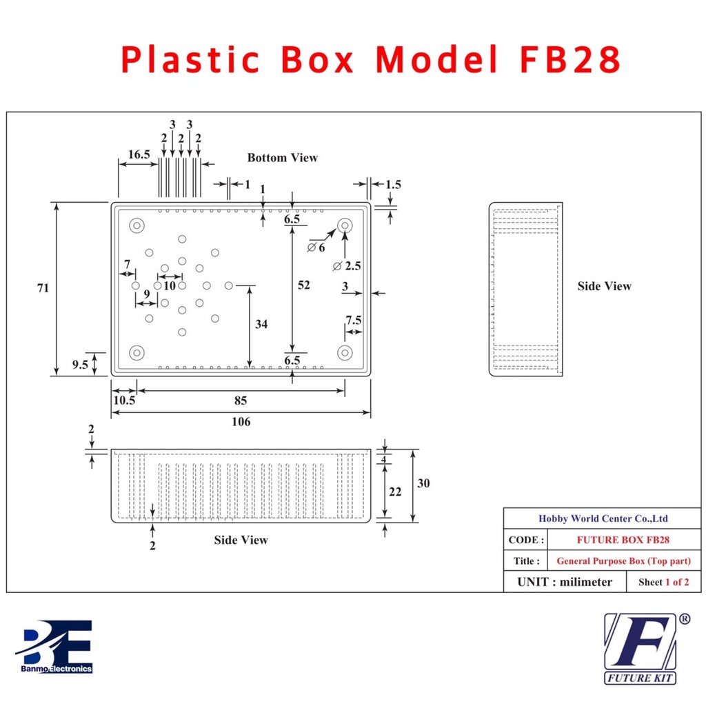 future-kit-future-box-กล่องพลาสติกอเนกประสงค์-รุ่นfb28-ยี่ห้อ-future-fb28