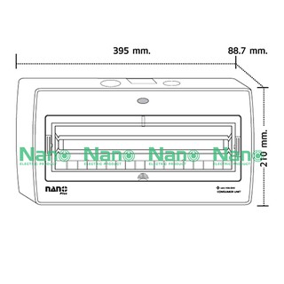 ภาพขนาดย่อของภาพหน้าปกสินค้าตู้คอนซูมเมอร์ยูนิต NANO PLUS ขนาด16-18 ช่อง(ตู้เปล่า)(1 ชิ้นต่อกล่อง ) NNP-CU16 จากร้าน nanoelectricproducts บน Shopee