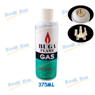 ภาพขนาดย่อของภาพหน้าปกสินค้าแก๊สกระป๋อง บูก้า Buga แก๊สเติมไฟแช็ค BUGA FLAME GAS refill เติมไฟแช็ค จากร้าน tonymart บน Shopee ภาพที่ 2