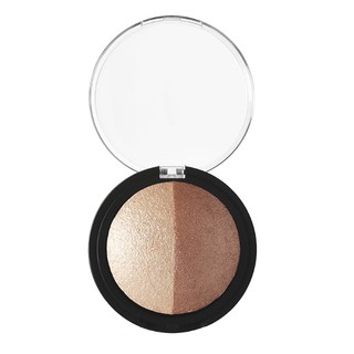 ไฮไลท์ ที่ทำให้หน้าเงาสวย เนื้อละเอียด Baked Highlighter & Bronzer, Bronzed