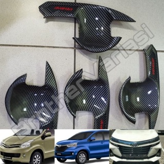 มือจับด้านนอก และชามคาร์บอน สําหรับ avanza 2012-2020