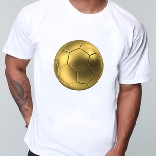 เสื้อยืดโอเวอร์ไซส์เสื้อยืดแขนสั้น พิมพ์ลายฟุตบอล World Cup แฟชั่นฤดูร้อน สําหรับผู้ชาย 2022S-4XL