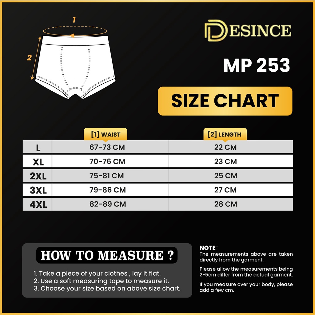 desince-กางเกงชั้นใน-ผ้าฝ้าย-ระบายอากาศ-สําหรับผู้ชาย-mp-253