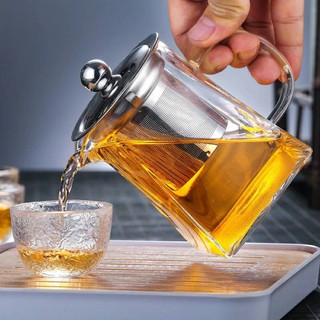 กาชงชา กาชงชา มีไส้กรองใบชา flower teapot พร้อมส่ง รับชำระเงินปลายทาง