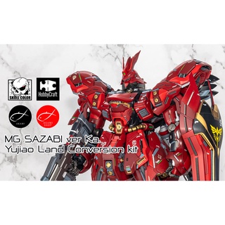 ตัวอย่างงานทำสี MG SAZABI ver Ka. Yujiao Land Conversion kit