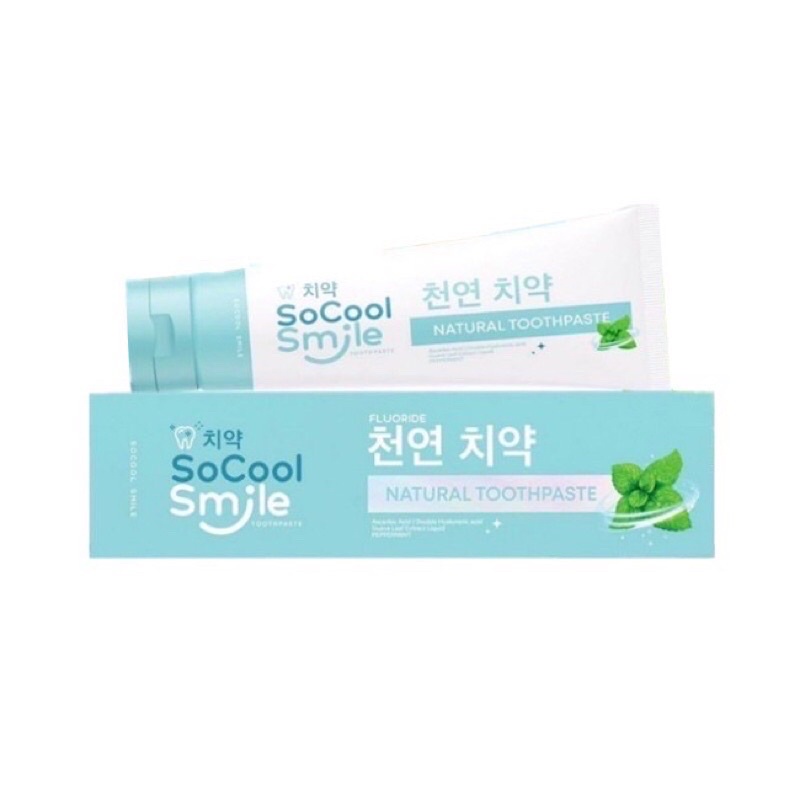 ภาพหน้าปกสินค้าโซคูล สมายด์ ยาสีฟันสมุนไพร SoCool Smile ขนาด 80 กรัม หลอดสีฟ้า จากร้าน mermaid888shop บน Shopee