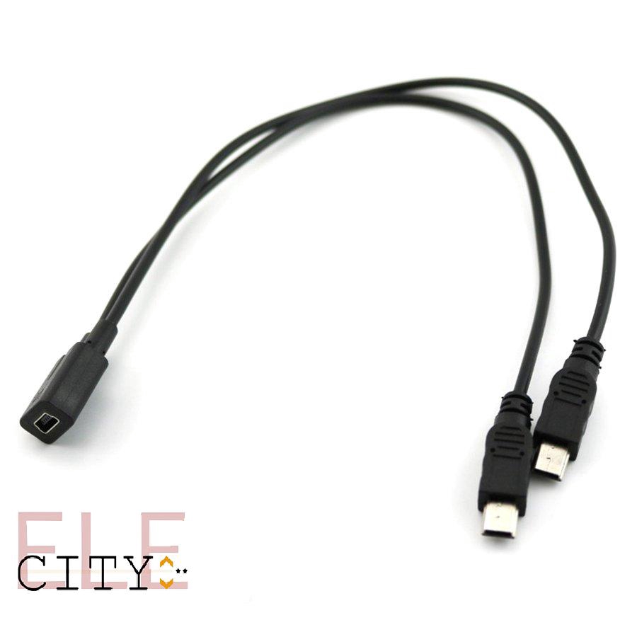 นวmo-1-to-2-y-splitter-สายเคเบิ้ล-usb-2-0-mini-5-pin-female-to-double-2-male-แปลงสายเคเบิ้ล