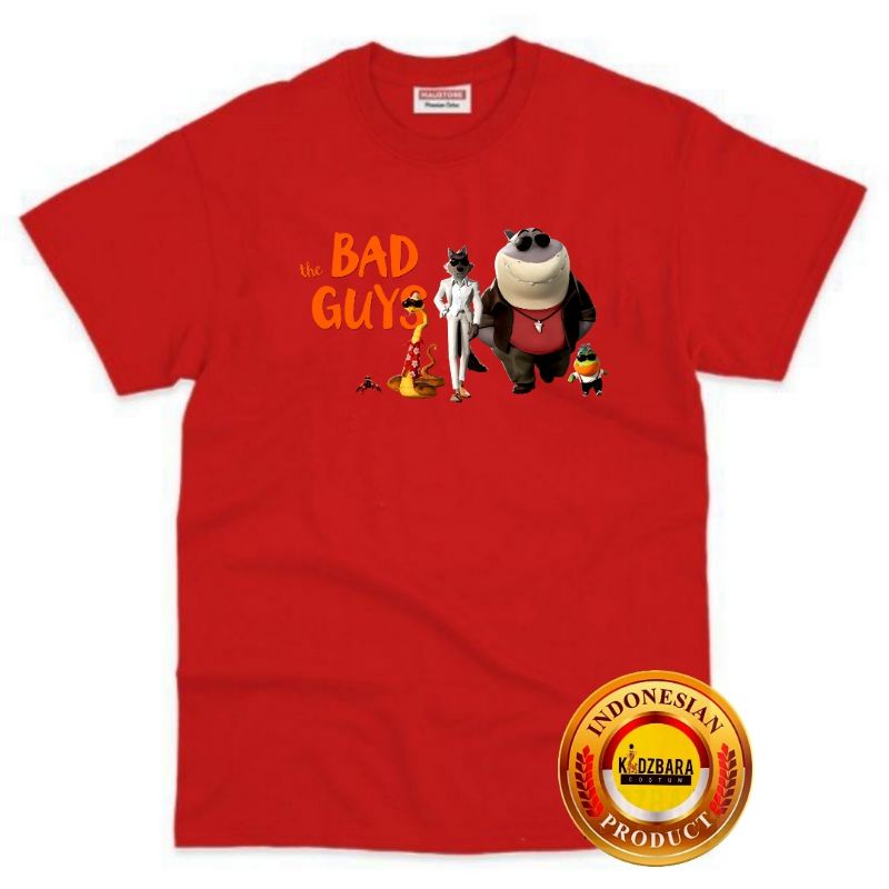 เสื้อยืด-พิมพ์ลาย-the-bad-guys-สําหรับเด็ก