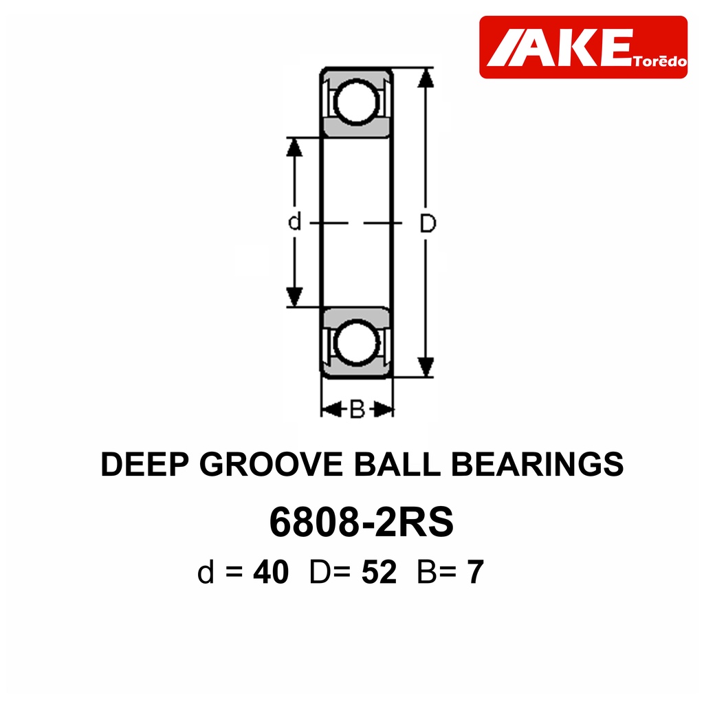 6808rs-ตลับลูกปืนเม็ดกลม-deep-groove-ball-bearings-ฝายาง-2-ข้าง-6808-2rs-6808-2rs