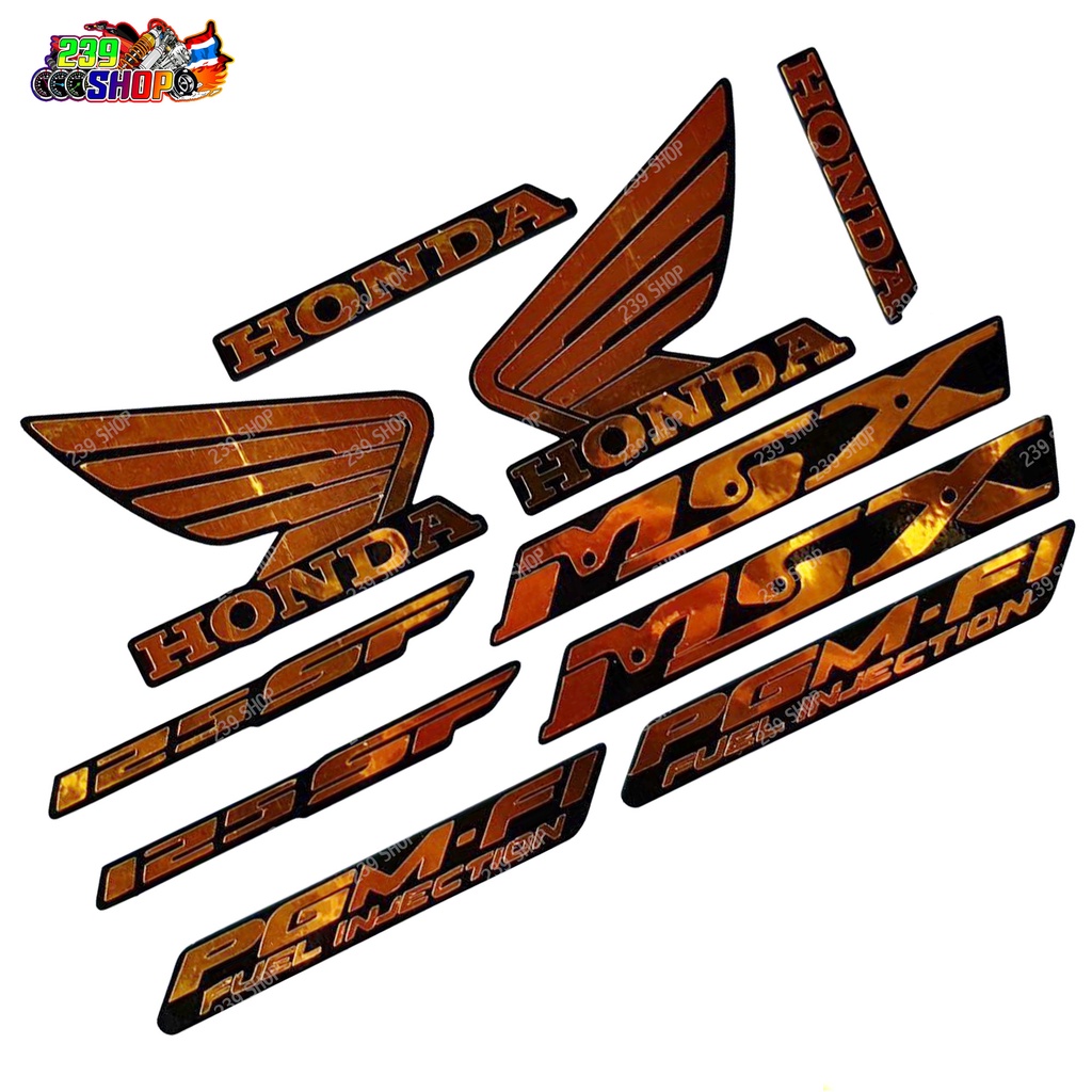 สติกเกอร์ติดรถ สติ๊กเกอร์ สติกเกอร์ แต่ง MSX-NEW SF125 เลือกแบบได้เลย ...