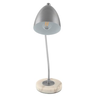 Table lamp TABLE LAMP CARINI S413608-SL CONTEMPORARY METAL GREY/CHROME The lamp Light bulb โคมไฟตั้งโต๊ะ โคมไฟตั้งโต๊ะ C