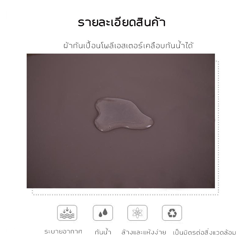 clafelor-ผ้ากันเปื้อนสำหรับทำอาหาร-ป้องกันน้ำและน้ำมัน-ทำความสะอาดง่าย-ผ้าโพลีเอสเตอร์เคลือบกันน้ำ-รุ่น-qb-104j