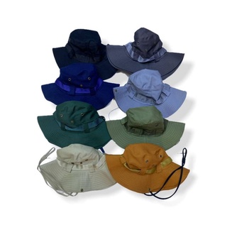 หมวกเดินป่า มีสายคล้อง (Bucket hat) พร้อมส่งจากกทม