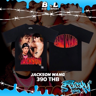 เสื้อยืดสกรีนลาย "Jackson Wang" เสื้อแนวสตรีท Badcompany เสื้อยืดผู้ชาย