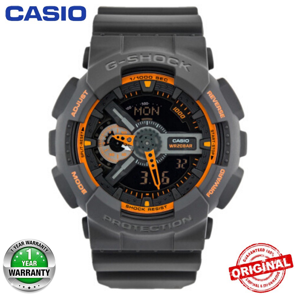 ขายดี ของแท้ นาฬิกาข้อมือ Casio G-Shock GA110 สไตล์สปอร์ต สําหรับผู้ชาย ...
