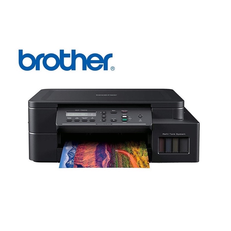 printer-brother-dcp-t520w-wifi-print-copy-scan-ปริ้นกับโทรศัพท์มือถือ-พร้อมหมึกแท้