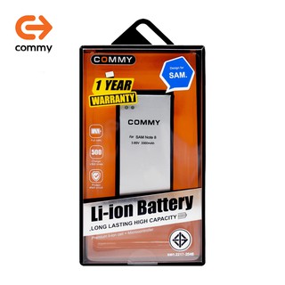 ภาพหน้าปกสินค้าCommy แบตซัมซุง Note 8 (3,300 mAh) รับประกัน 1 ปี Samsung Galaxy Note 8 ฟรี!เทปกาวติดแบตเตอรี่ ที่เกี่ยวข้อง