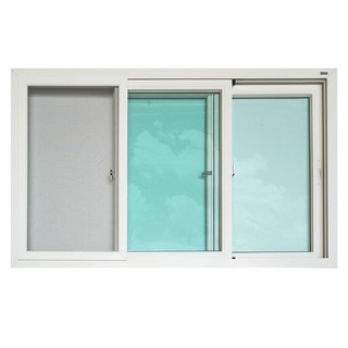 TRIPLE SLIDING WINDOW VILANN SW3-180110 180X110CM WHITE หน้าต่างบานเลื่อน 3 สำเร็จรูป VILANN SW3-180110 180X110 ซม. สีขา