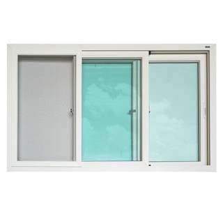 UPVC window TRIPLE SLIDING WINDOW VILANN SW3-180110 180X110CM WHITE Sash window Door window หน้าต่าง UPVC หน้าต่างUPVC บ