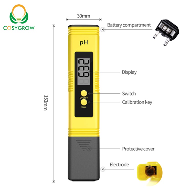 ปากกาวัดค่า-ph-น้ำ-digital-pen-type-ph-meter-เครื่องวัดค่าความเป็นกรด-ด่าง