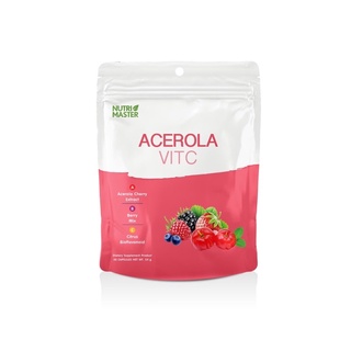 สินค้าขายดี✅✅ วิตามินซี Acerola Vit C Nutrimaster เข้มข้น บำรุงร่างกายเสริมภูมิคุ้มกัน 30 แคบซูล (1 pack)