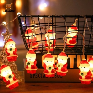 1.5 / 3M การ์ตูนซานตาคลอส บอล สายไฟ / LED คริสต์มาส จี้ ไฟ สําหรับงานเทศกาล ปาร์ตี้ คริสต์มาส ตกแต่งต้นไม้