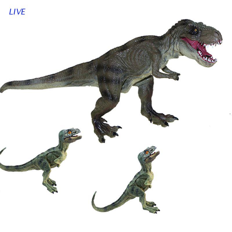 ภาพหน้าปกสินค้าโมเดลไดโนเสาร์ Live Jurassic Tyrannosaurus Rex T-Rex ของเล่นสําหรับเด็กเพื่อการศึกษา