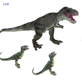 สินค้า โมเดลไดโนเสาร์ Live Jurassic Tyrannosaurus Rex T-Rex ของเล่นสําหรับเด็กเพื่อการศึกษา