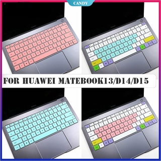 สติกเกอร์ฟิล์มซิลิโคน กันน้ํา หลากสี 14 นิ้ว สําหรับ HUAWEI MateBook X 2020 D14 D15 [CAN]