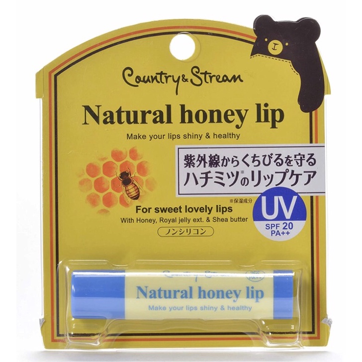 พร้อมส่ง-country-amp-stream-natural-honey-lip-แบบหลอด-แบบแท่ง-จากญี่ปุ่น