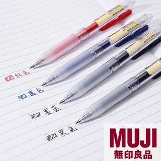 Muji ไส้ปากกาเจล สีดำ น้ำเงิน สีแดง ขนาด 0.5/0.38 มม.