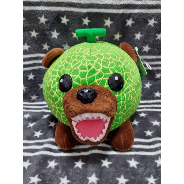 ตุ๊กตาหมีโหดเมล่อนคุมะ(Melon kuma)สภาพใหม่ป้ายห้อยหมีโหดเมล่อนคุมะ