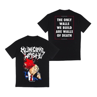 เสื้อยืดสีขาวเสื้อยืด พิมพ์ลาย DONALD TRUMP SHIRT BAND STITCH SUPPLY STITCH MUSIC UNOFFICIAL MERCH พรีเมี่ยม สําหรับผู้ช