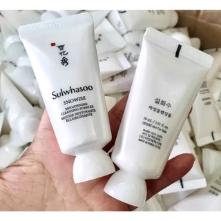 💢ถูกที่สุดๆๆ💢...Sulwhasoo Snowise Brightening Cleansing Foam EX 30ml  💢..ครีมโฟมน้ำนม.สะอาดหมดจด ผิวไม่แห้งตึง