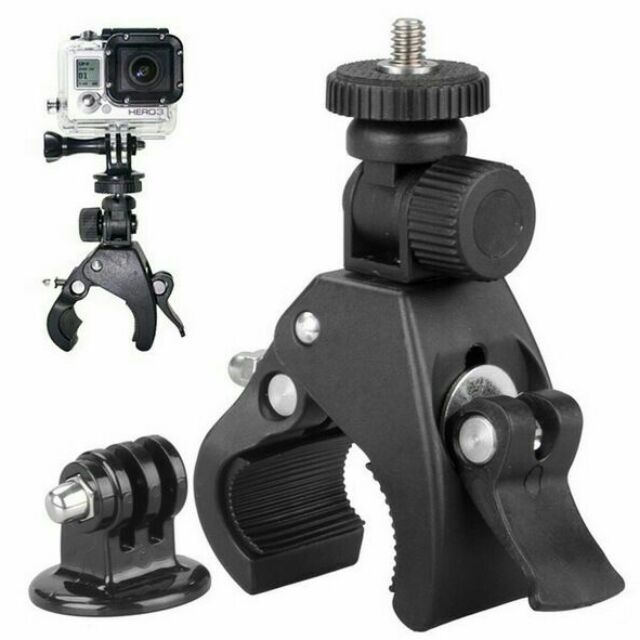 รูปภาพของ​ พร้อมส่ง​ ขายึดจักยานสำหรับกล้อง GoPro, Actioncam ทุกประเภทลองเช็คราคา