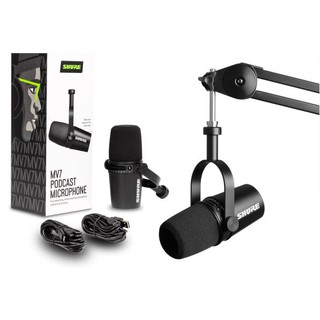 ภาพขนาดย่อของภาพหน้าปกสินค้าShure MV7 ไมค์โครโฟน Podcast รองรับทั้งUSB/XLR คุณภาพดี รุ่นใหม่ล่าสุดแถมฟรี Stand ARM รับประกัน 1 ปี จากร้าน ps_audio บน Shopee